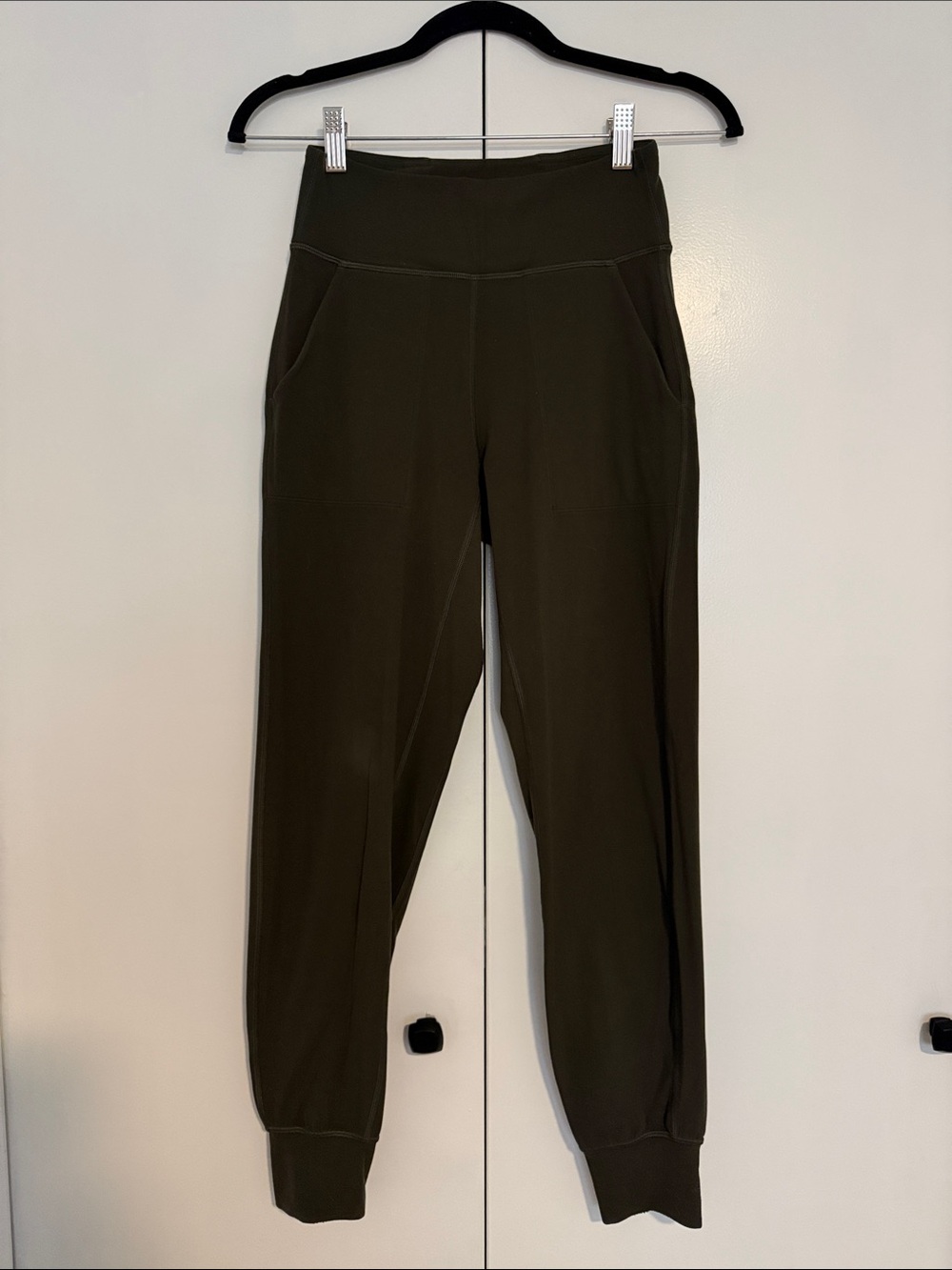lululemon athletica Olive Green High-Waist Joggers